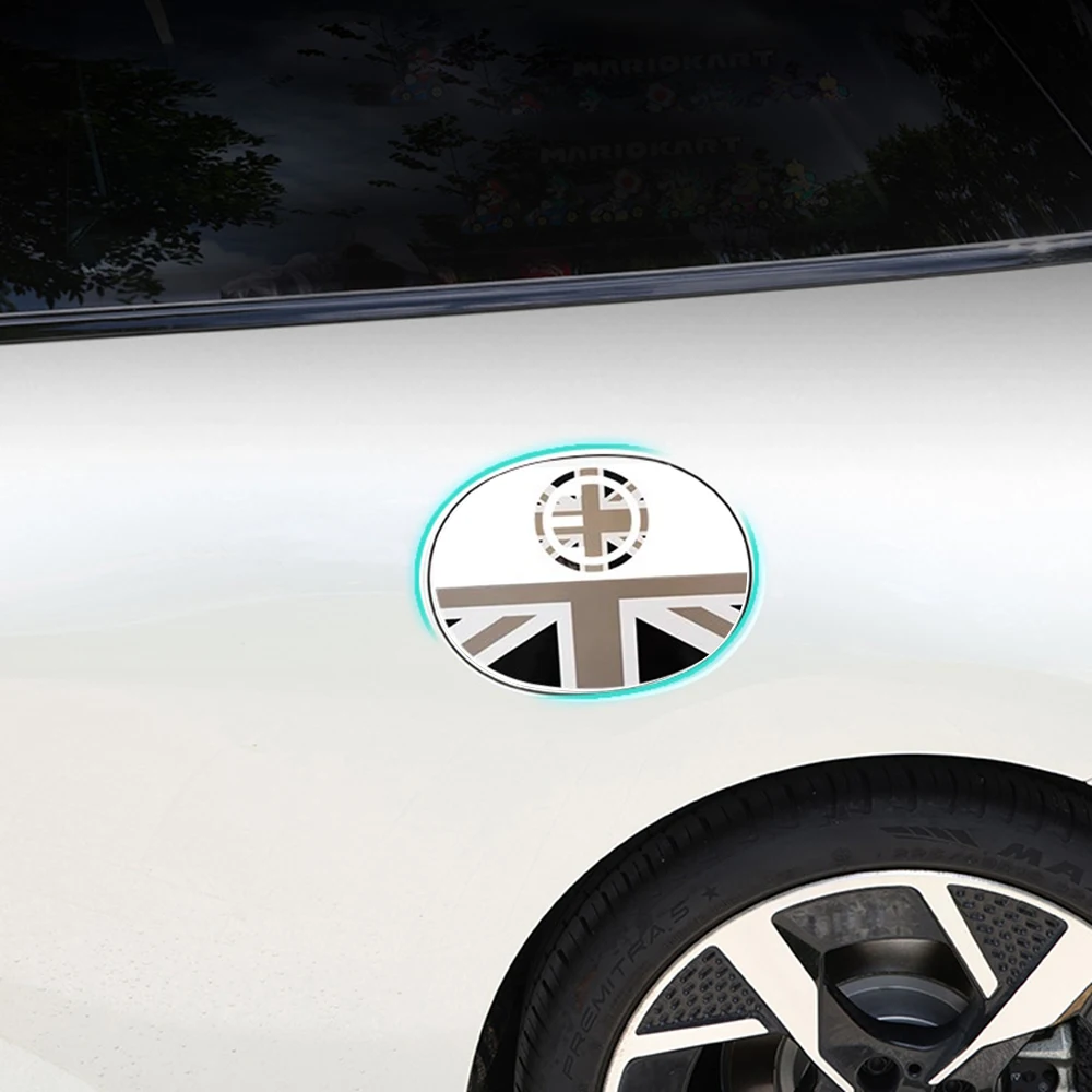 Car Charging Port Cover Fuel Tank Cap Decal Sticker for Mini Cooper J01 E SE Electric 2024 2025 Auto Body Tuning Accessories view 2