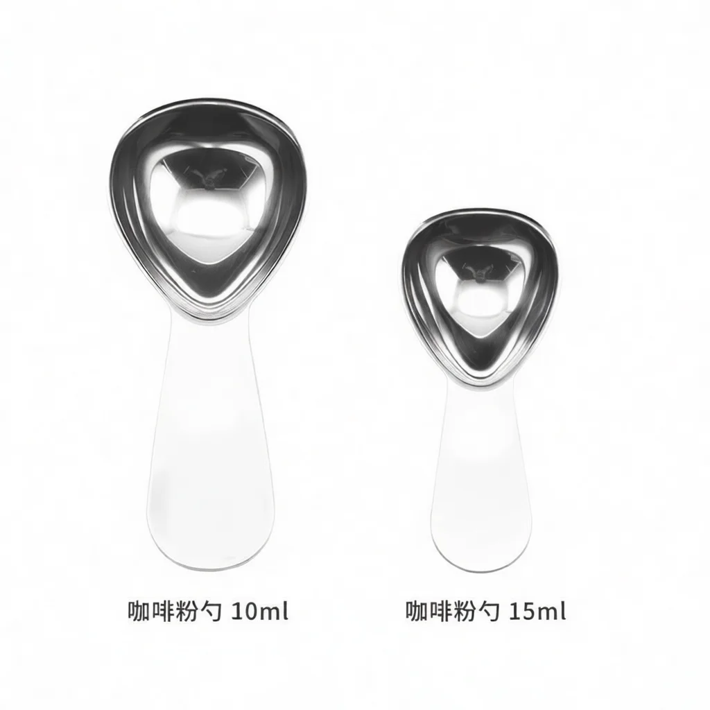 Stainless Steel Measuring Spoon For Coffee Beans Baking Tools Kitchen Gadget Espresso Powder Dispenser Accurate Scale Tool
