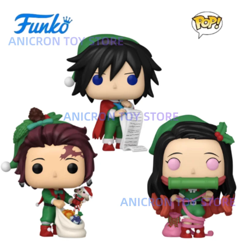 

Funk Pop Original Demon Slayer Anime Figure Giyu Tomioka Tanjiro Kamado Xmas Action Figure Toys
