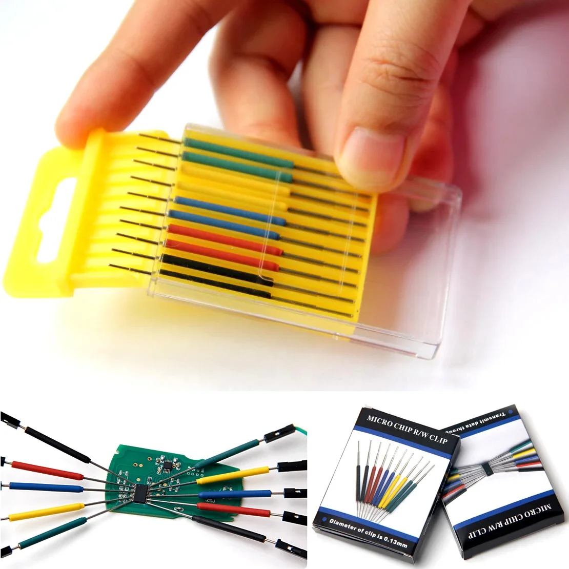 Micro IC clamp Logic Analyzer Pin Programmer TSOP / MSOP / SSOP / TSSOP / SOIC /SOP IC Clip Patent product 2026 Newest 10pcs/set