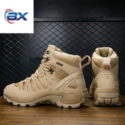 New Footwear Military Tactical Mens Boots Special Force Leather Desert Combat Ankle Boot Army Men's Shoes Plus Size 40-47