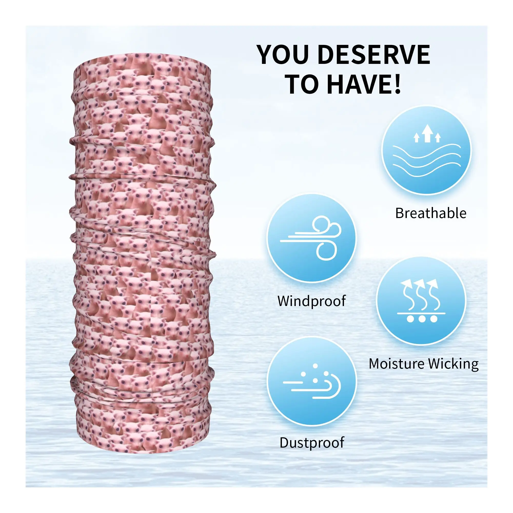 Bingus Army バンダナ ネックカバー プリント ラップ マスク スカーフ 多用途 サイクリング スカーフ ランニング ユニセックス 大人 洗える