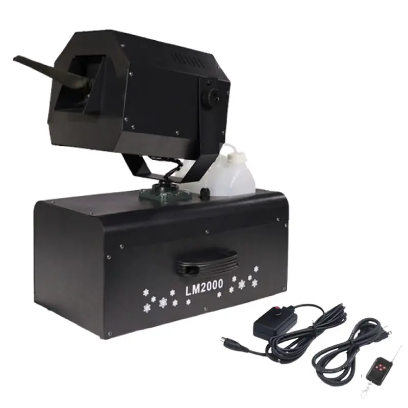 Mini 2000W Christmas Snowflake Machine Shaking  Artificial Snow Machine Portable for Dancing Show Outdoor Party Neve Machine