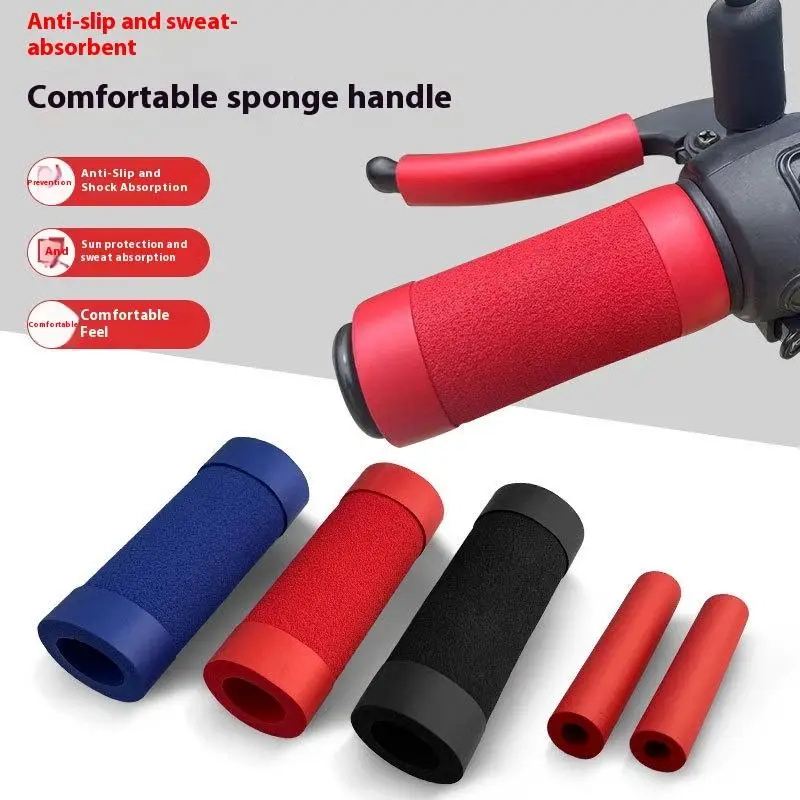 1/3Pairs 2025 New Motorcycle Brake Handle Sponge Sleeve Anti-Slip Scooter Bicycle Protective Handlebar Cover Motor Equipments