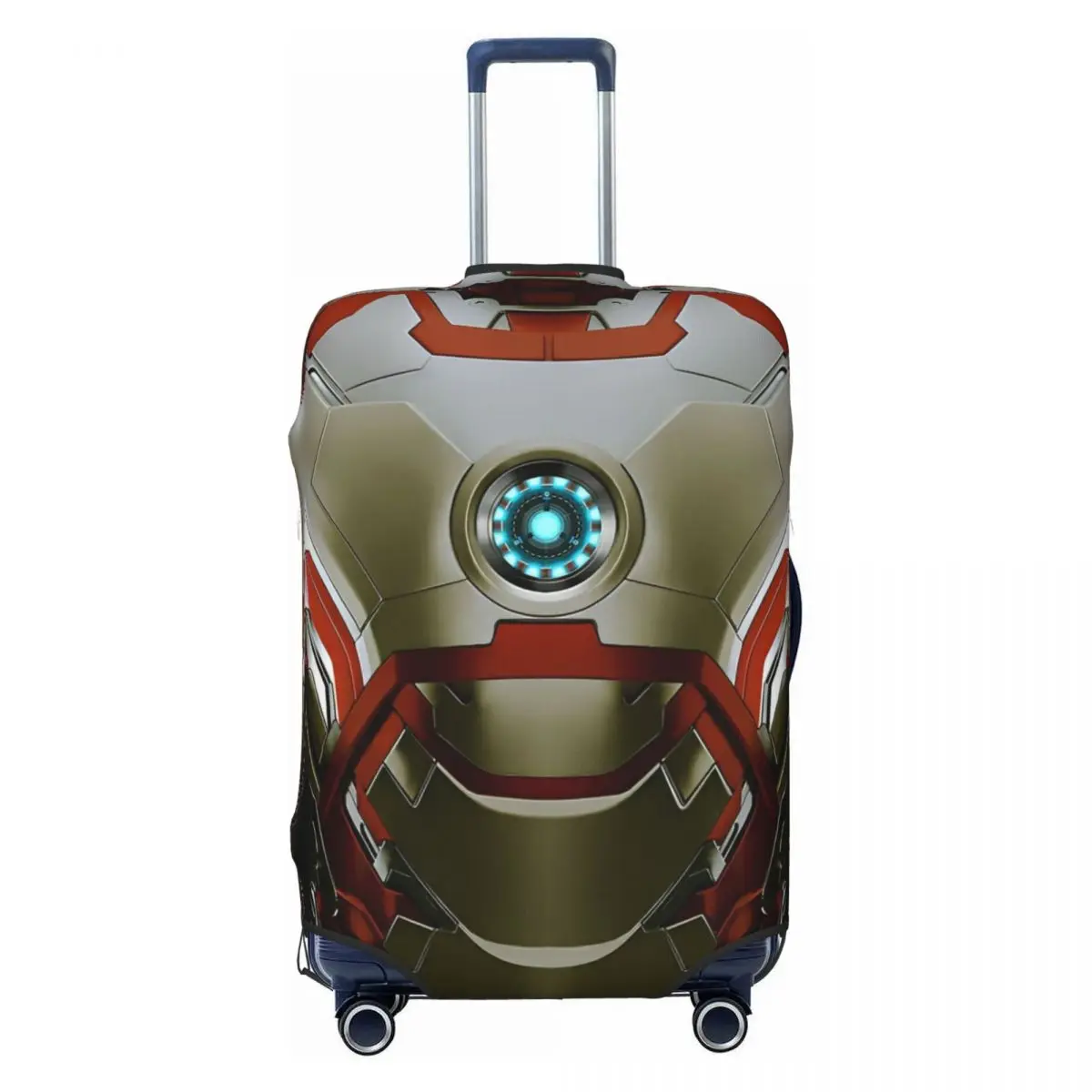 Custom Iron Man 3D Print Suitcase Cover Anime Manga Flight Travel Useful Luggage Accesories Protector