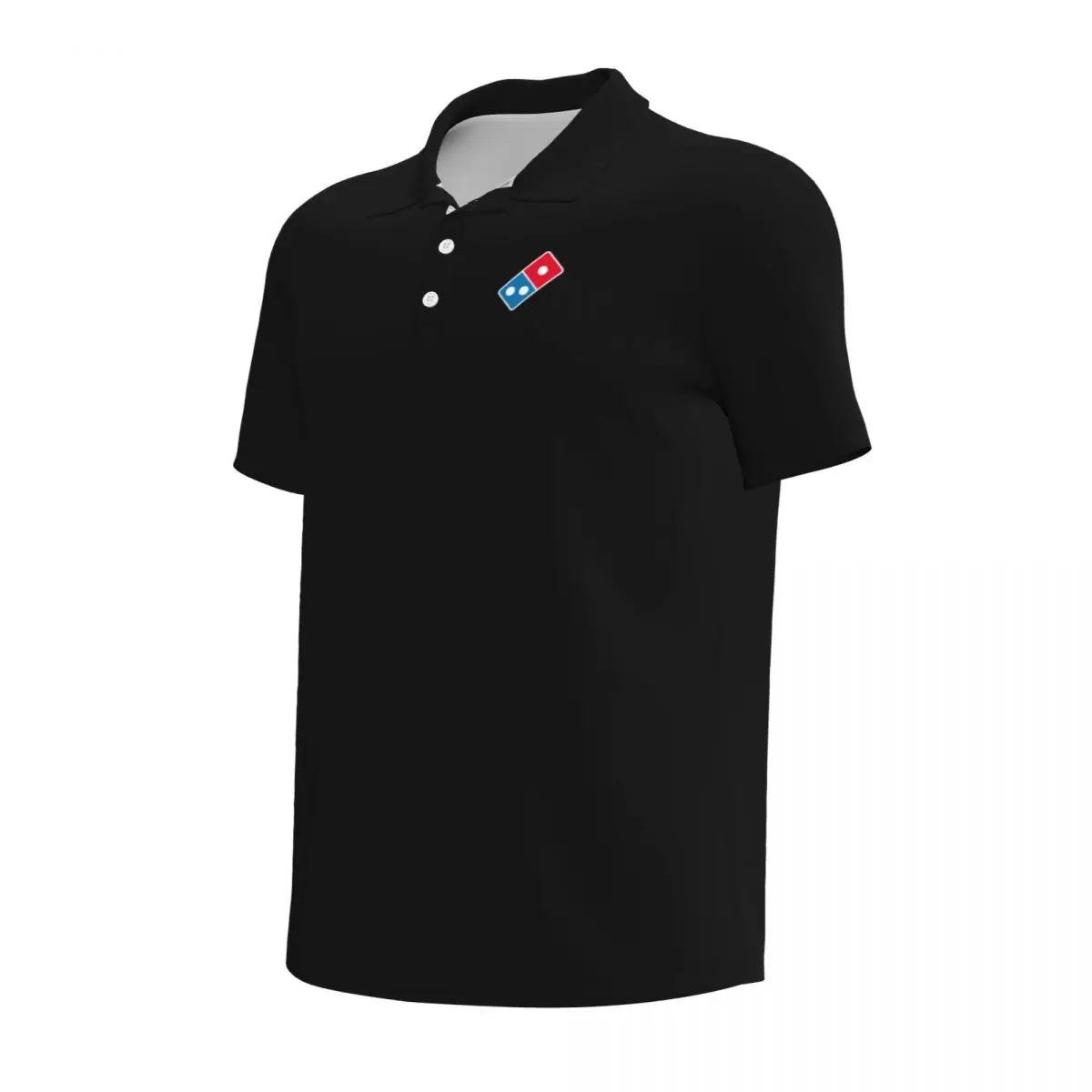 New Dominos Pizza Polo Shirts for Men Casual Solid Color Mens Polos Brand Versatile Clothing