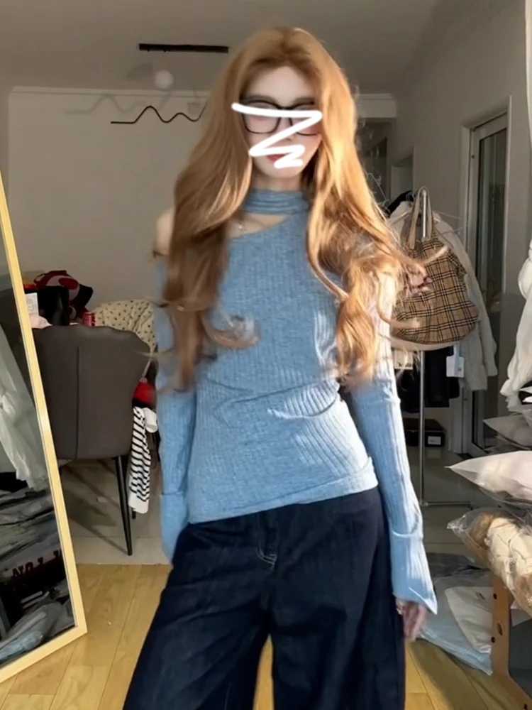 

Свитера, джемперы, пуловеры, женские и женские многослойные плечи, сексуальные Y2K, женские рабочие профессиональные деловые встречи, официальные поездки на работу