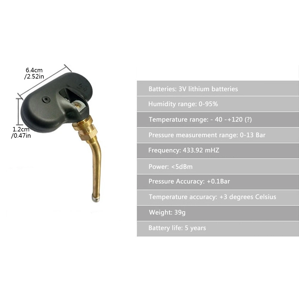 TPMS Tire Sensor Tire Pressure Monitoring System Truck 6 Recreational Vehicle