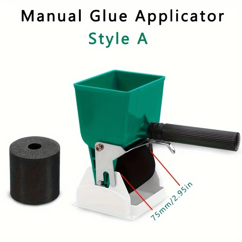 ورق جدران خشبي محمول من الورق المقوى، بكرة فرشاة يدوية مزخرفة لأعمال النجارة مع مفتاح تحكم في التدفق