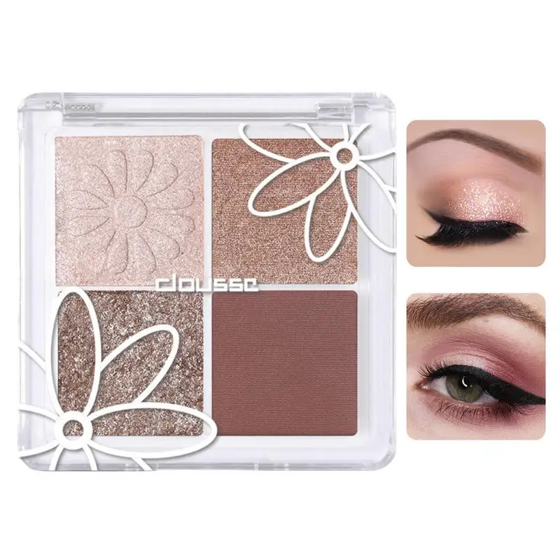 Impermeável Eyeshadow Maquiagem Set, Matte e Shimmer, Pigmentado Blending Pallet, Veludo Natural