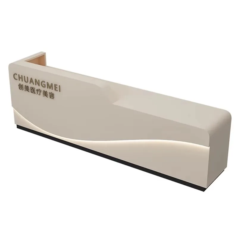 Reception Bank Advanced Desk Professional Cash Counter Customer Center Front Store Showcase Beauty Help Modern Cafe Hairdressing