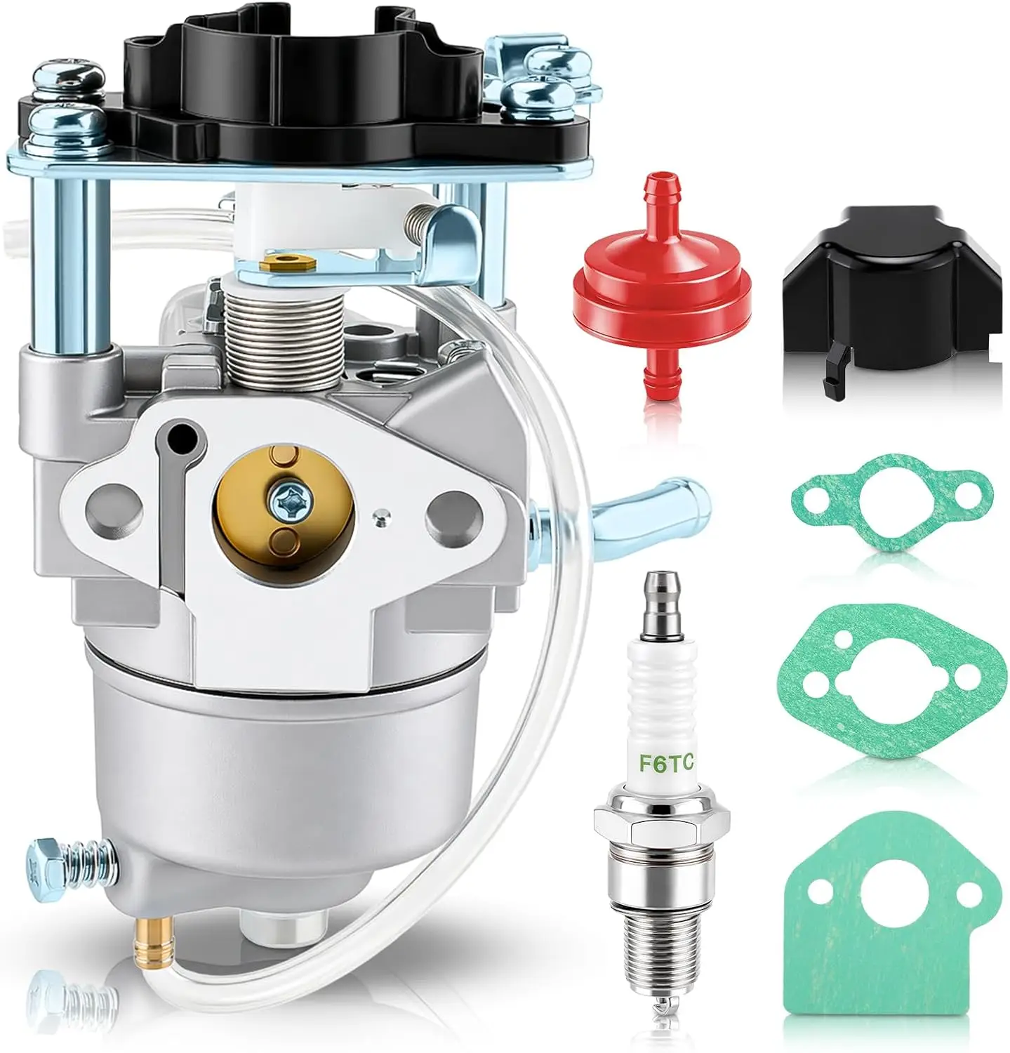 HUAYI 62523 Carburetor Fits for Harbor Freight Predator 1600 2000 Watts Inverter 62523 Generator Carb with Dust Cover Gaskets Fu