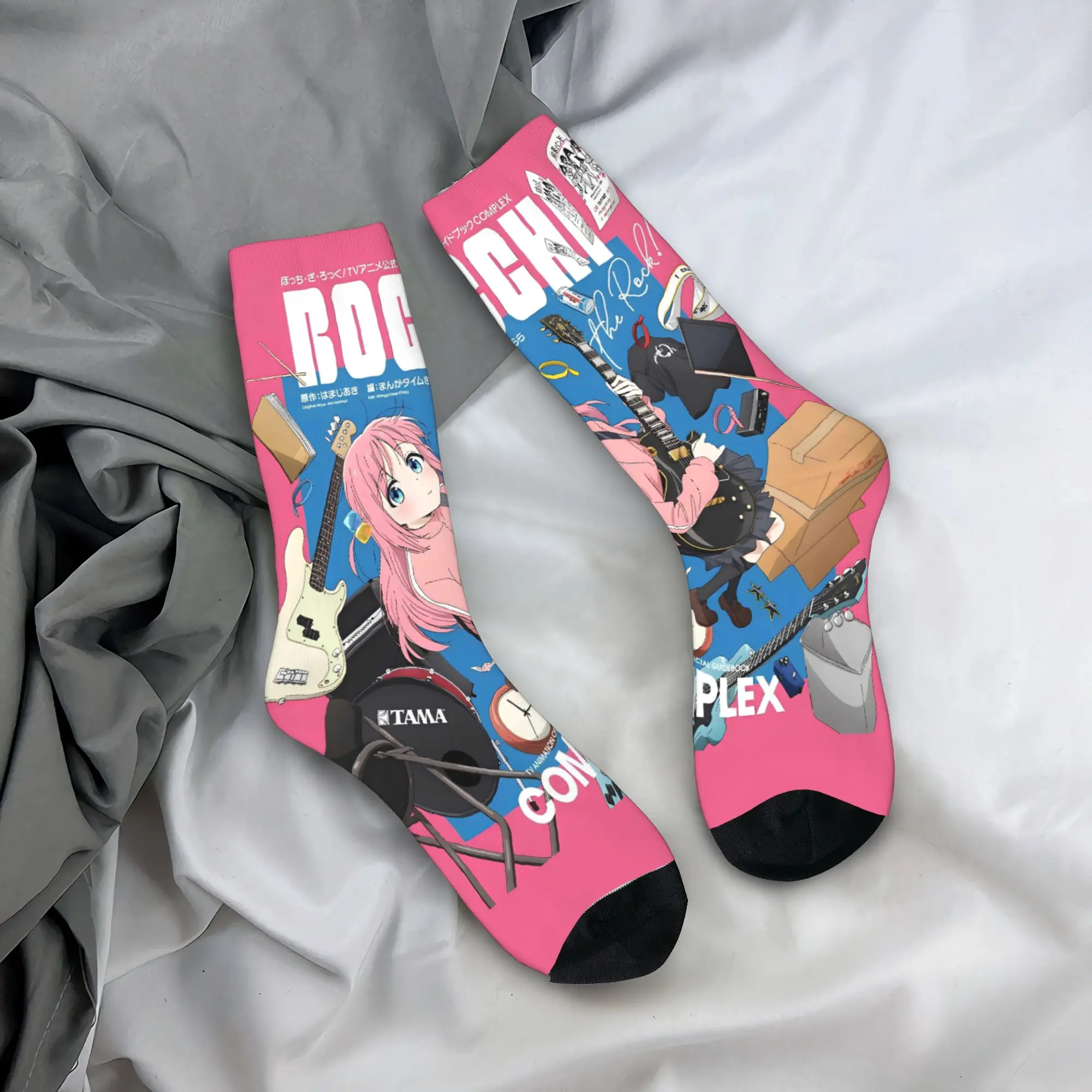 

BOCCHI THE ROCK Stockings Graphic Casual Socks Winter Non-Slip Socks Adults Men Outdoor Sports Quality Socks