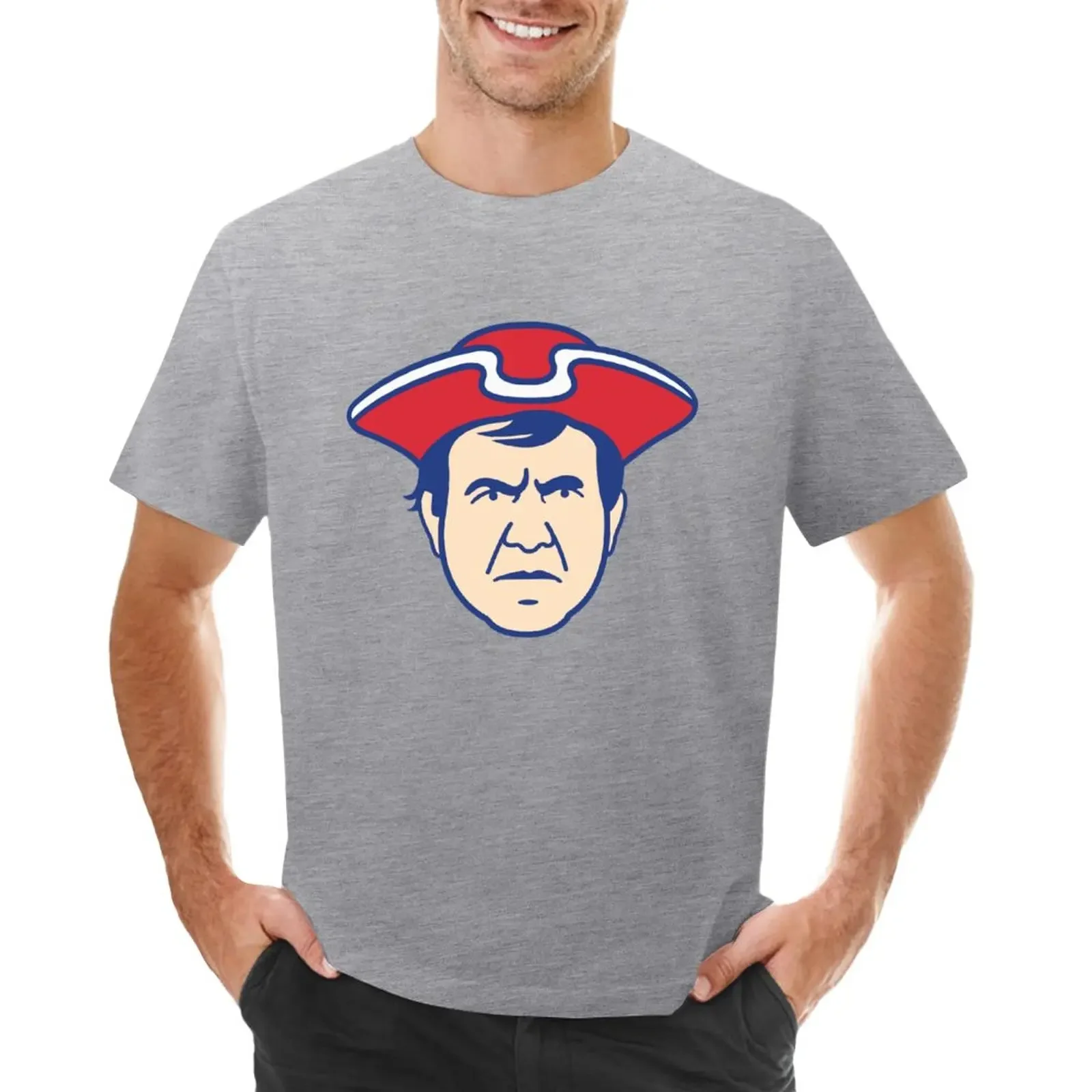 Bill The Patriot T-Shirt oversizeds summer top tees summer tops Short sleeve tee men