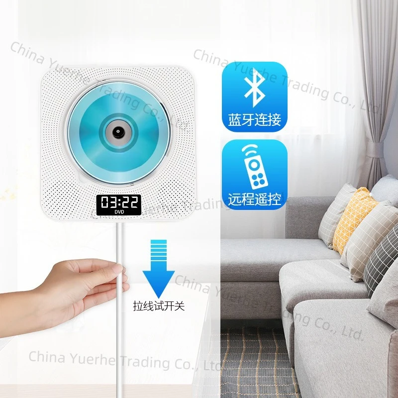 

Настенный проигрыватель компакт-дисков, домашний DVD-плеер высокой четкости, проигрыватель дисков, Bluetooth