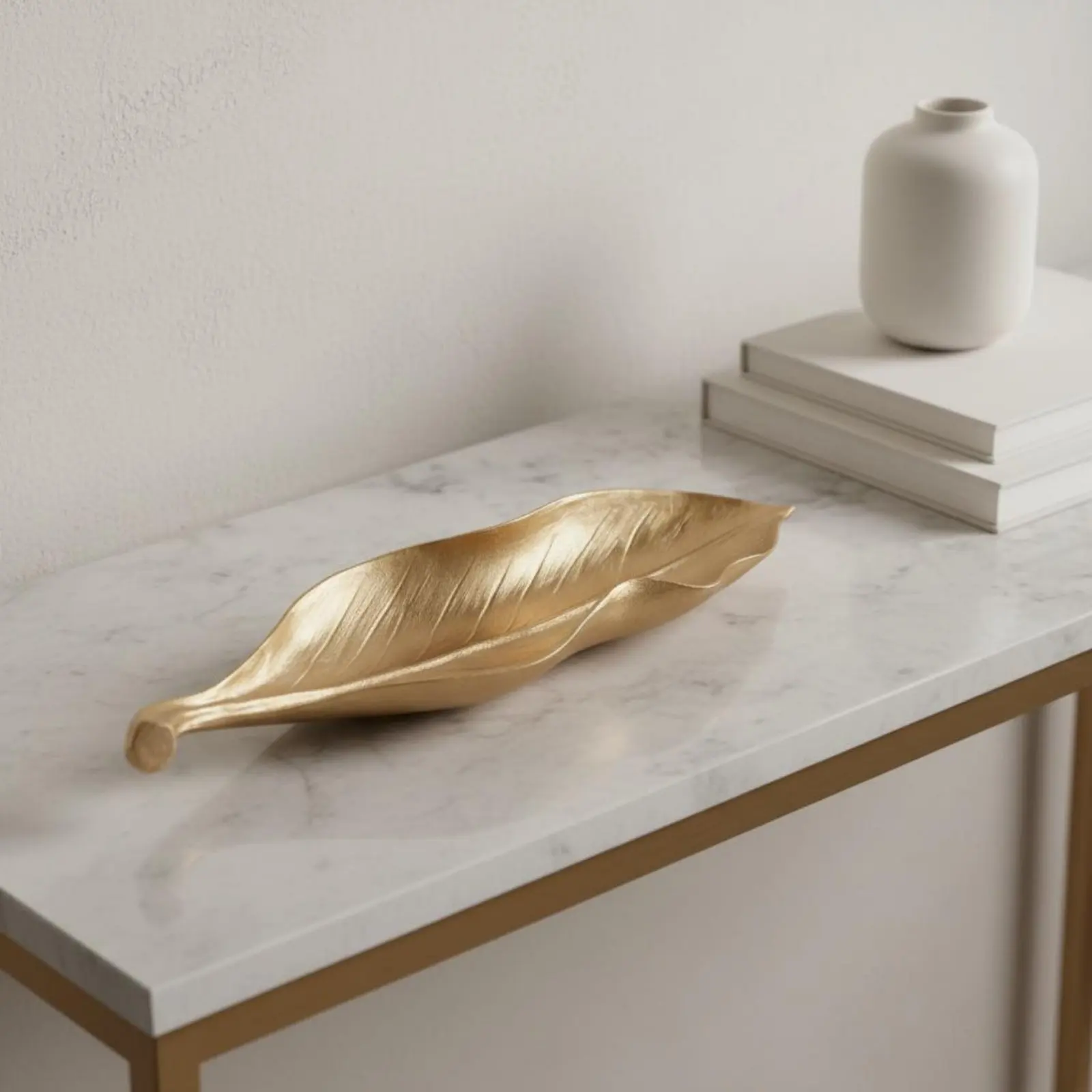 

Gold Geometric Tray Nordic Aesthetic Gold Metal Decor Tray Sculpted Rim Bowl Decorative Geometric Metal Bowl for Entryway