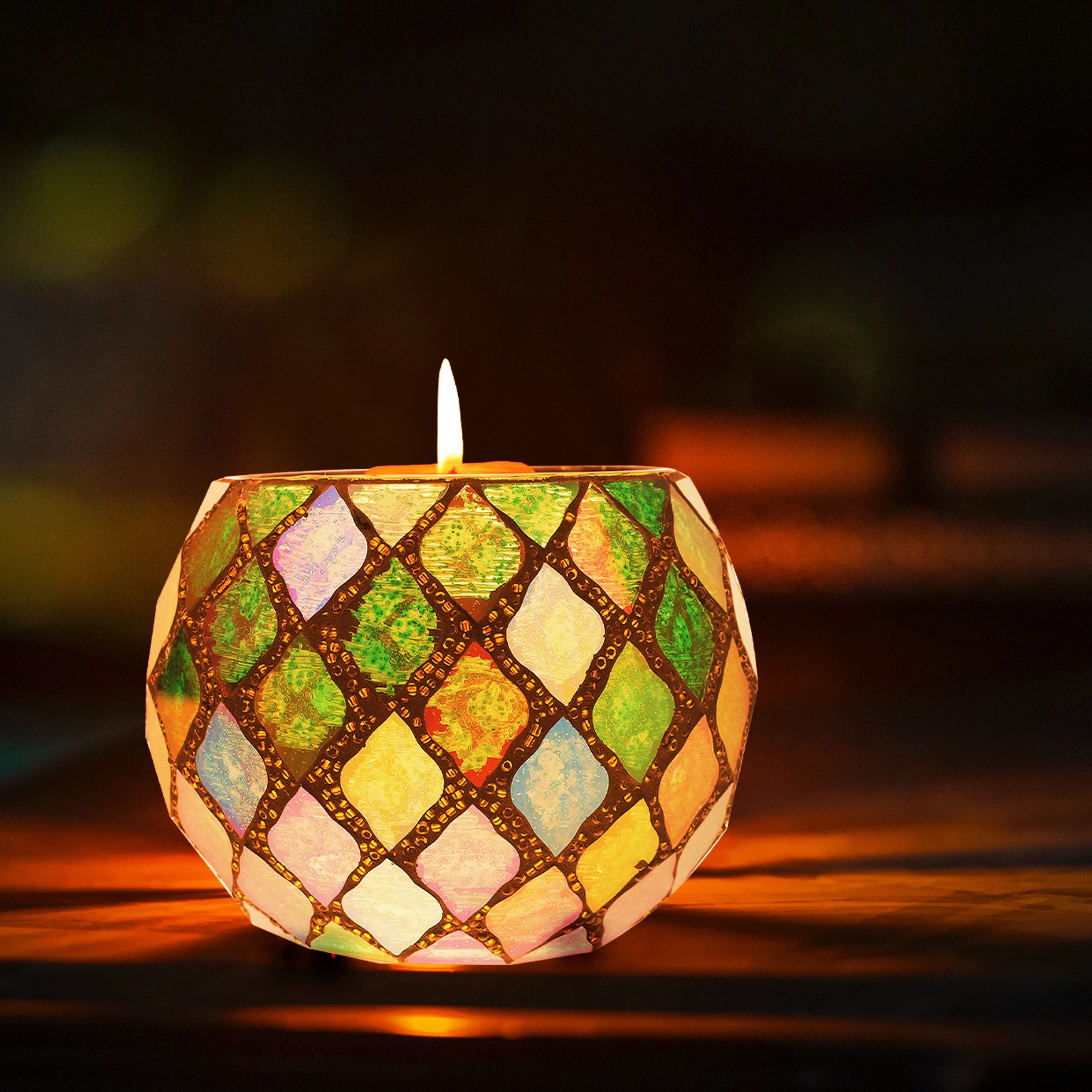 

Votive Holders Glass Tea Light Holder Bowl Design Suitable for Multiple Rooms Home Decor Accessory for Mood Lighting