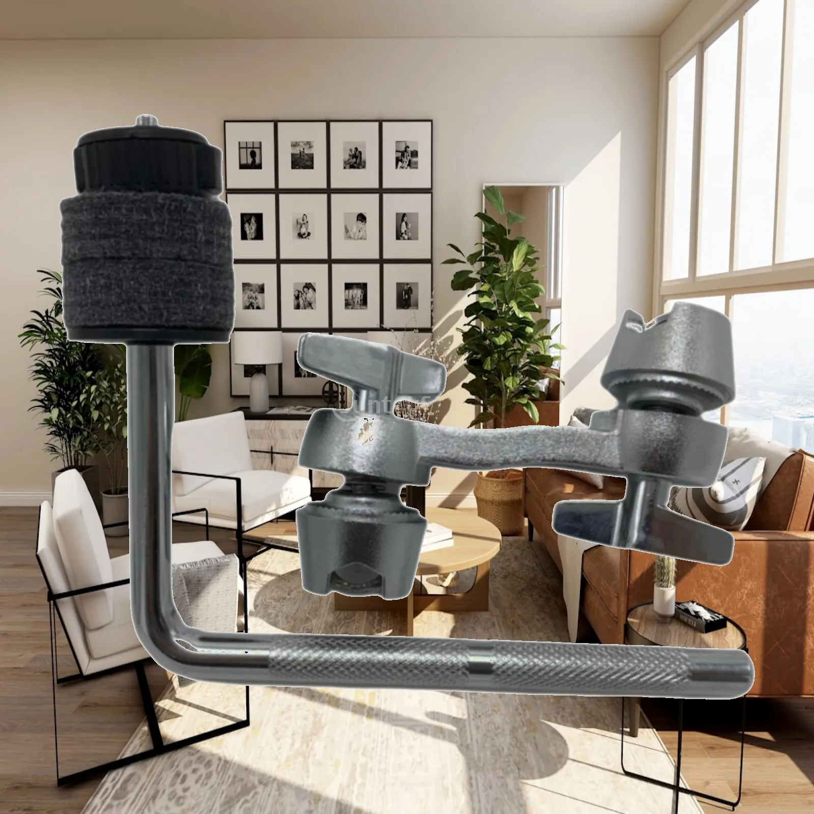 Drum Parts Attachment High Performance Cymbal Stacker Clamp Quick Install for Drum Set Compact Stands