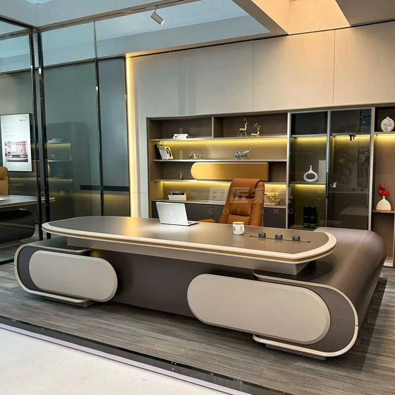 Boss , CEO Chairman's Office, Premium Desk, Large Executive , Manager Office Desk,  Chair