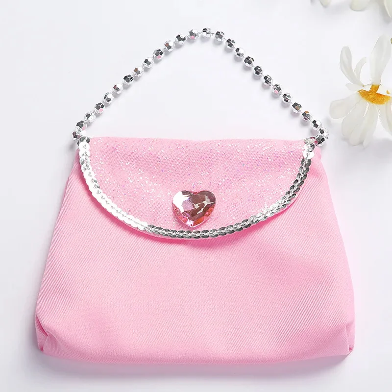 هالوين الوردي الأميرة تأثيري اكسسوارات الفتيات تاج العصا Neacklace حقيبة قفازات مجموعات إكسسوارات للأطفال هدايا عيد ميلاد