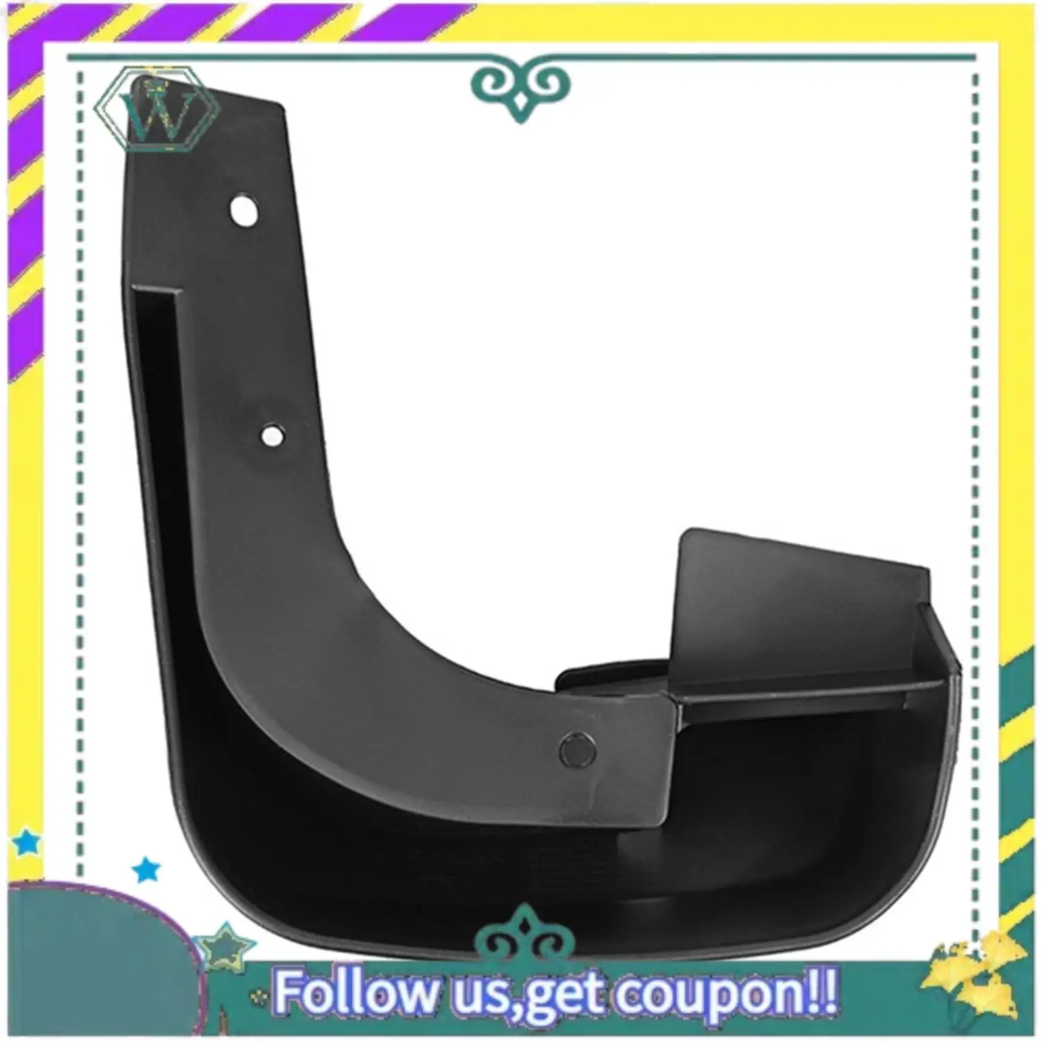 

A82U-4Pcs Car Front Rear Mud Flap Mudguards Mudflaps Splash Guards With 4Pcs Car Side Door Handle Frame Cover Trim