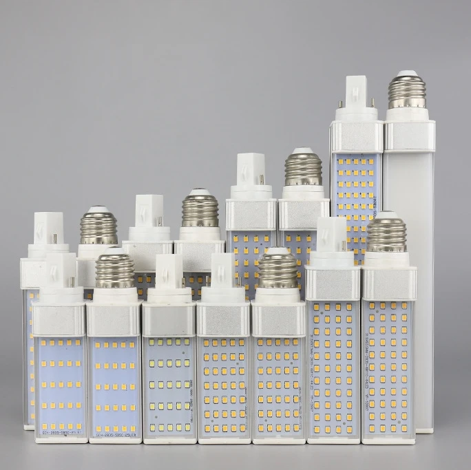 

E27 G24 G23 5W 7W 9W 11W 13W 15W 110V 220V 240V Horizontal Plug lamp SMD2835 Bombillas LED PL Corn Bulb Spot light Lighting