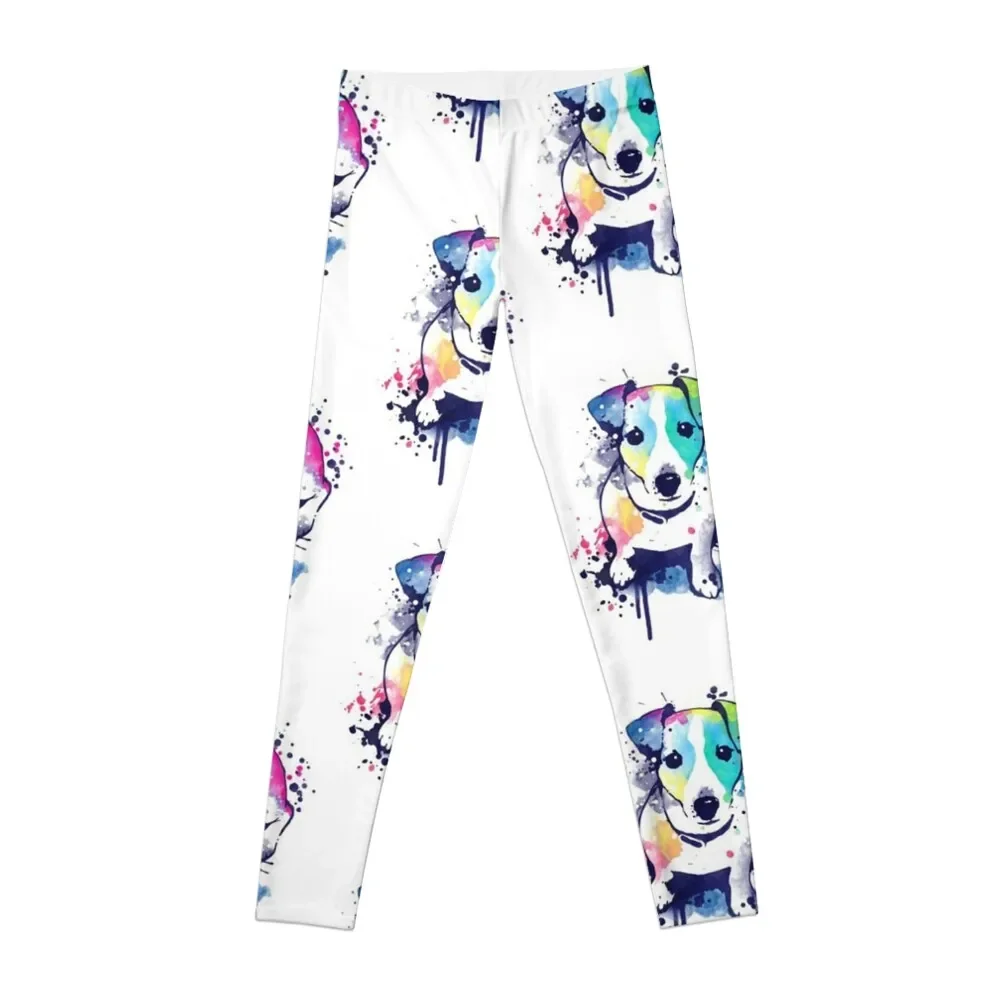 

Jack Russell Terrier Dog Art Leggings Women's tights gym's sportswear Womens Leggings