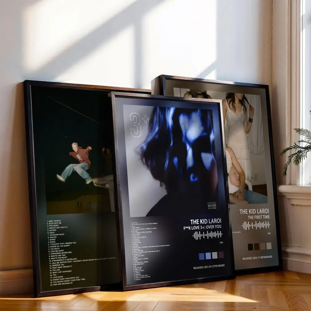 ملصق ألبوم Kid LAROI غطاء فني للأغاني موسيقى الراب جدار ملصق ورقي مقاوم للماء لغرفة المعيشة ديكور المنزل #1