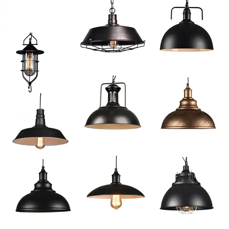 

Vintage pendant lights industrial Loft lamp E27 Nordic Restaurant Kitchen light Night Light lamp Loft bar Living room lamp