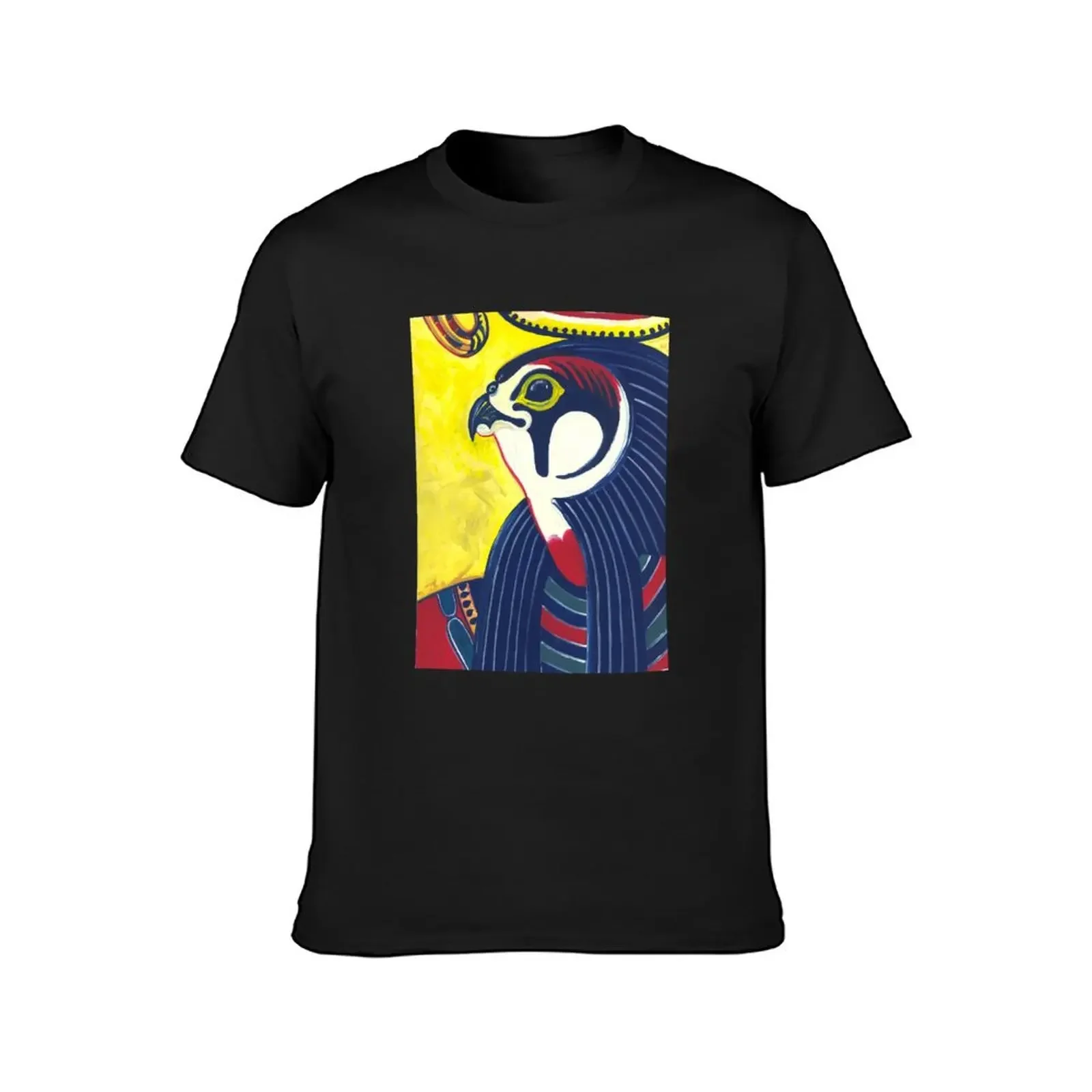 HORUS I Egypt deity T-Shirt graphic tee shirt anime cute tops plain black t shirts men