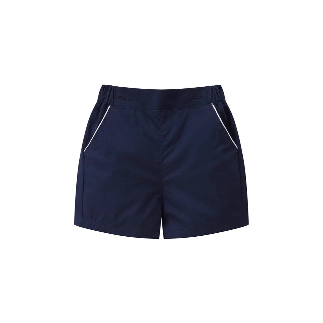 2026 طفل الفتيان المطرزة المراكب الشراعية تسخير دعوى مجموعة قمصان قصيرة قطعتين الزي الإسبانية طفل حفل زفاف وعيد ميلاد مجموعات