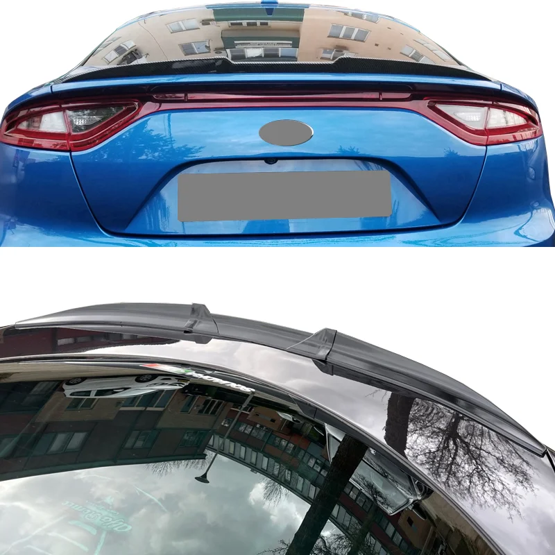 Car Universal Rear Wing Trunk Roof Spoiler Sedan Hatchback DIY Length Fit For BMW E90 E60 E36 Audi A3 A6 C7 Passat B8 Clio 4