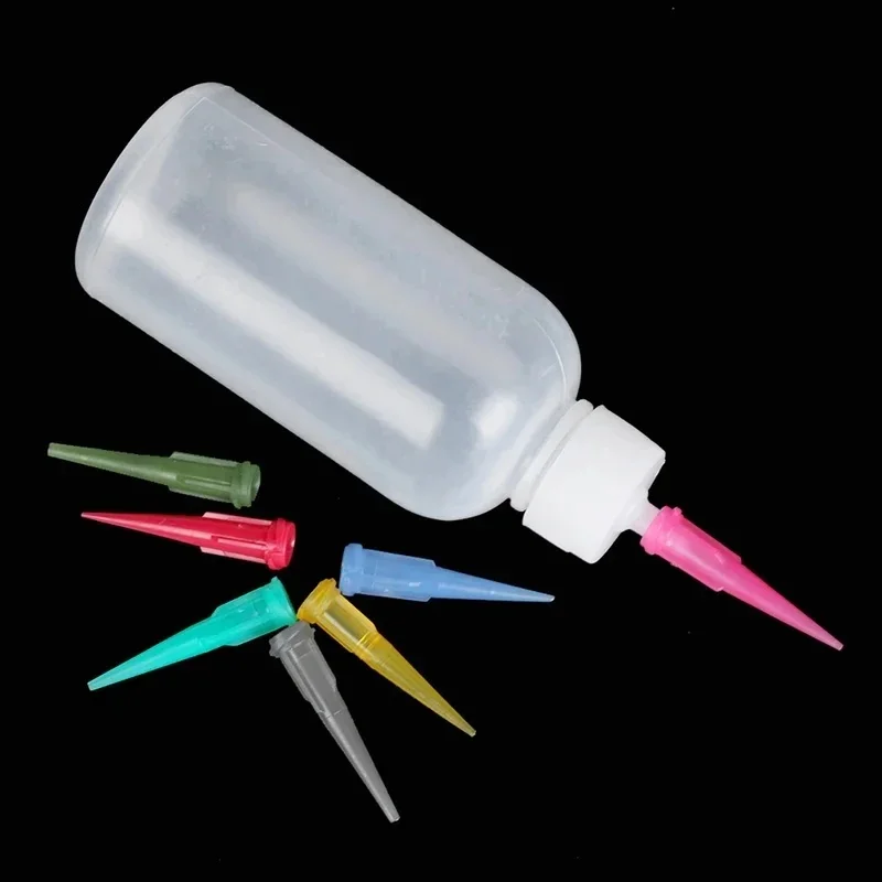 1-7set Cream Jam Painting Squeeze Bottles with 7 Nozzles, Cake Decor Baking Pastry , Drawing Pastry Tools, Kitchen Accessori