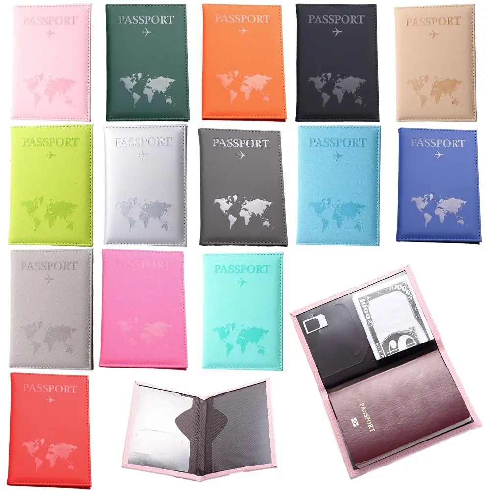 Holder Certificate Storage Bag Wallet Protector Cover Travel Accessories Passport Holder PU Card Case Passport Protective Cover