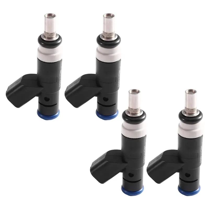 A85E-4Pcs Fuel Injectors 04891577AB 04891577AC FJ1058 For 100 Sebring Dodge Avenger Caliber Journey Jeep Compass