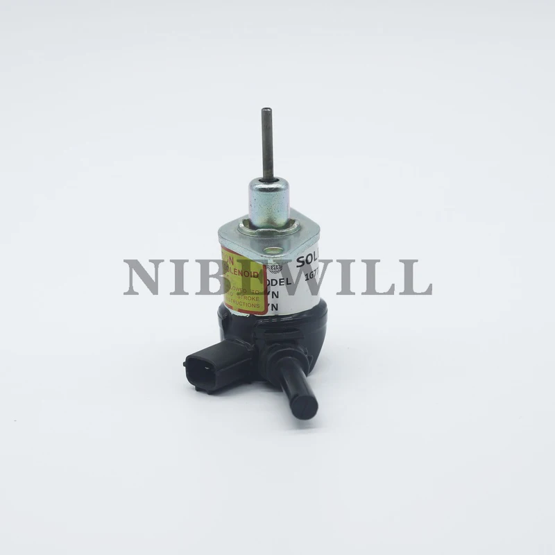 for Kubota V3307 V3300 diesel engine shut-off solenoid valve 1G772-60012 12V