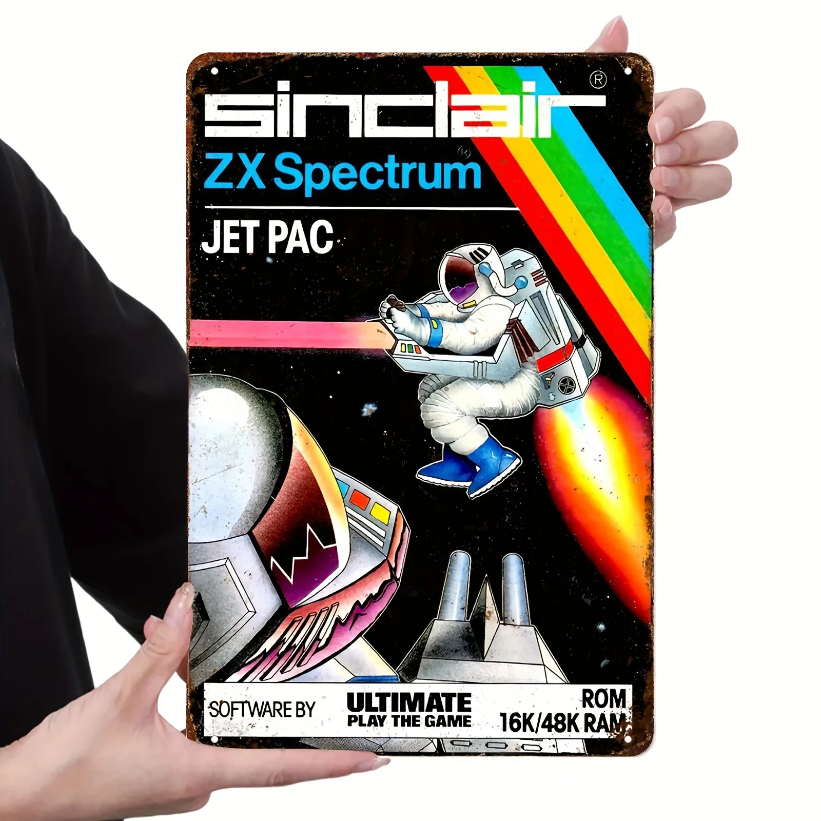 Retro Gaming Zx Spectrum - ZX 스펙트럼 제트 팩 레트로 메탈