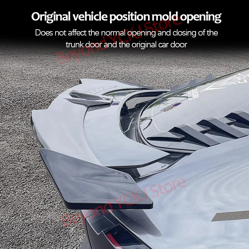 Sport Rear Roof Spoiler Wind For CHANGAN UNI-V UNIV 2022 2023 2024  Styling Accessories Blade-shaped Trunk Spoiler Decorative