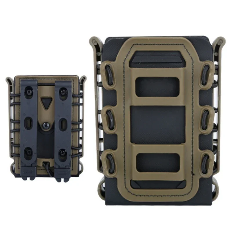 Portacartuchos MOLLE 9mm – Bolsa táctica para cinturón de caza