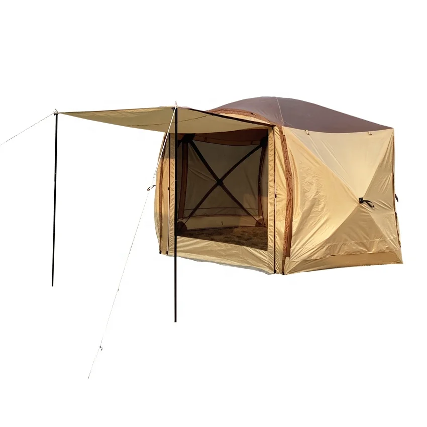 

Tom AutoOutdoor Rainproof Hexagonal Car Tailgate Tent Car Rear Tent Car Shelter Camping Tent