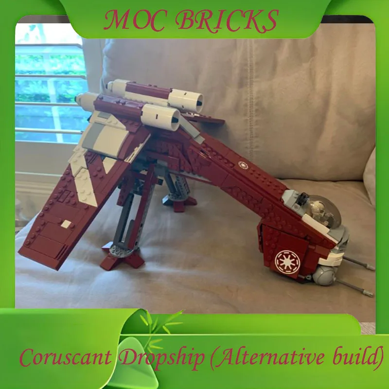 تخصيص 1969 أجزاء الحروب المركبة الفضائية MOC Coruscant دروبشيب البديل بناء إلى 75337-1 لتقوم بها بنفسك تجميع اللبنات الهدايا #6