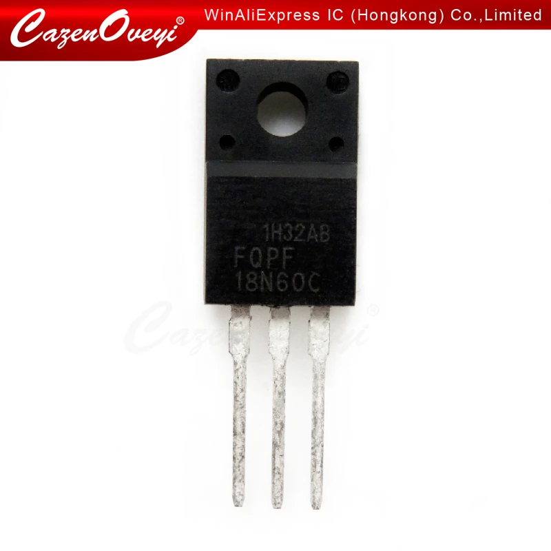 5pcs/lot FQPF18N60C FQPF18N60 18N60 TO-220F new original Immediate delivery In Stock