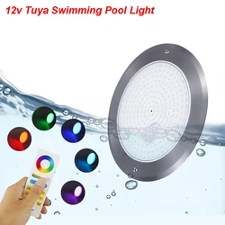 TUYA WiFi 35W LED Pool Light Smart Phone App RF Resin Filled Under Water 12V Swimming Pool Lamp Bulb Underwater Lights