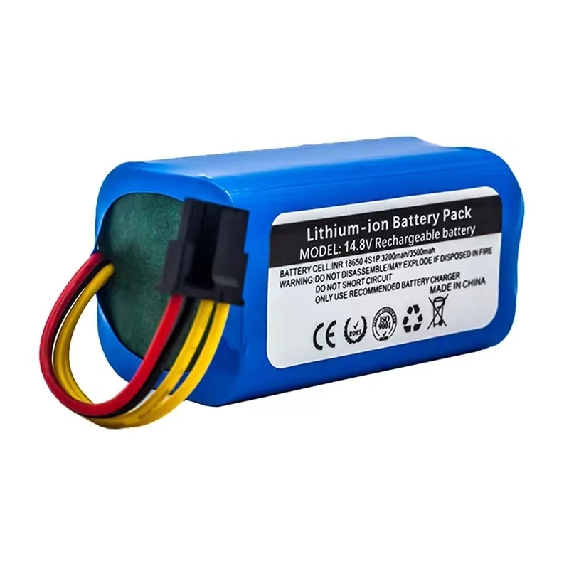 Batteria agli ioni di litio da 14,4 V 3200 mAh per Cecotec Conga 1290 1390 1490 Proscenic P1 P2 P3 Batteria di ricambio per aspirapolvere robot