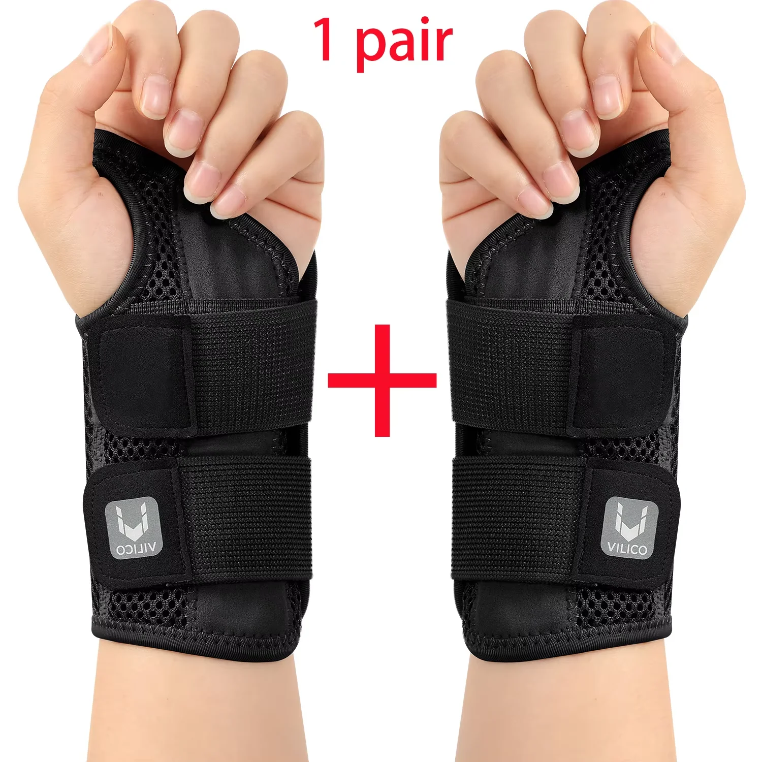 2 Finger Joint Pain Tendon Sheath Adjustable Dual Strap Wrist Guard with Thin Design Thumb Strain Protection Strap Wrist Guard