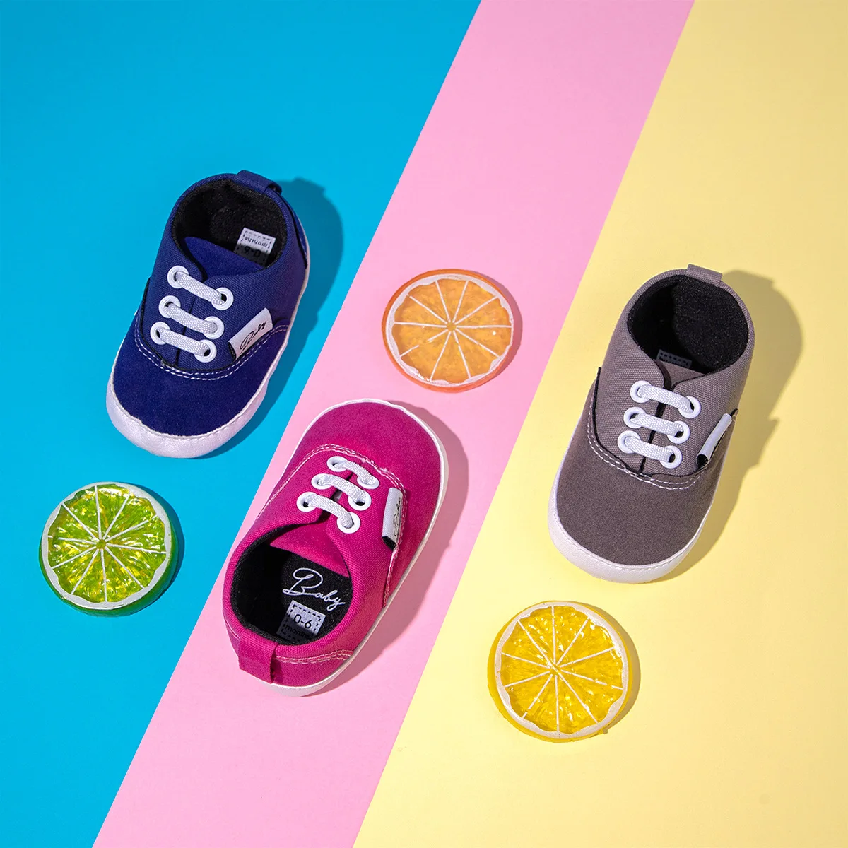

New Baby Shoes Canvas Sport Boy Girl Soft-Sole Non-slip Toddler Infants First Walkers Crib Shoes Casual Sneakers Shoes
