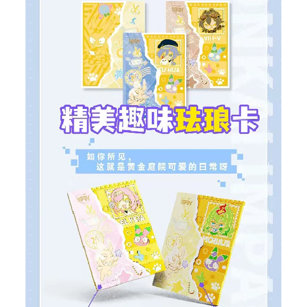 Wholesale Honkai Star Rail Collectible Cards Process Metal Card Anime Game Genshin Impact Honkai Star Railway Kids Toys Gifts