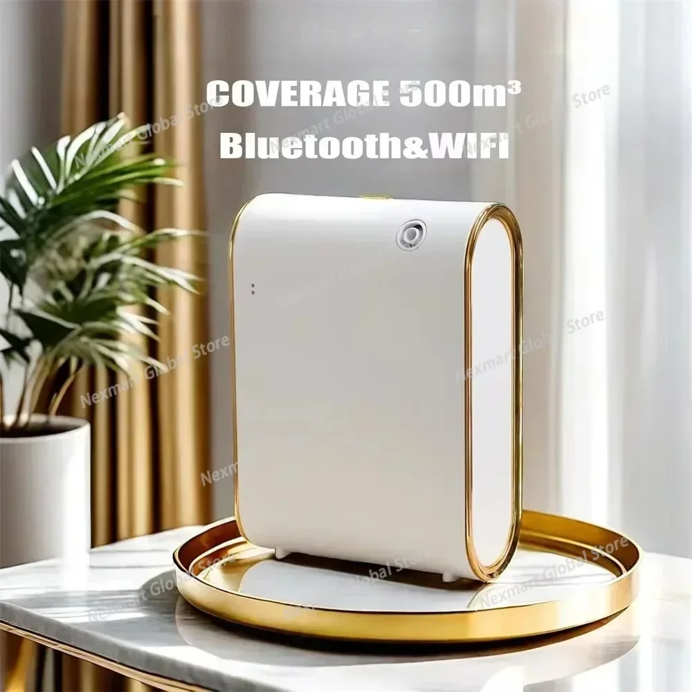 350ML Aroma Diffuser, Commercial Timed Automatic Scent Sprayer for Hotel Lobby, Smart Remote Fragrance Diffuser for Home