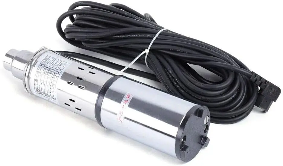 Pompa per pozzi profondi Pompa ad acqua sommergibile a energia solare DC 48V 16L/min 280W Max Lift 60m Pompa silenziosa Pompa per pozzi sommergibile