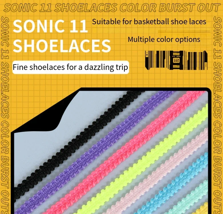 1 Paar elastische Seil-Schnürsenkel für Schuhe, lässige Turnschuhe, Tennisschnürsenkel, flache Schnürsenkel, 120/140/160 cm, Schuhzubehör – Detail 3